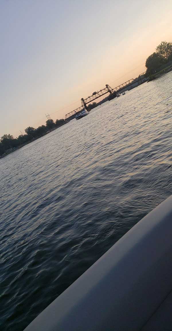 SRRA Illiinois River at Ottawa, IL Train Bridge